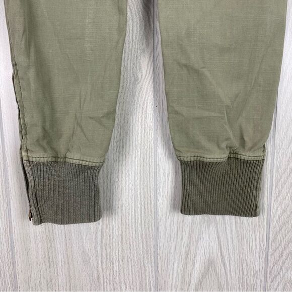 J. Crew | Army Green Ankle Zipper Skinny Pants Size 00 - Picture 6 of 9